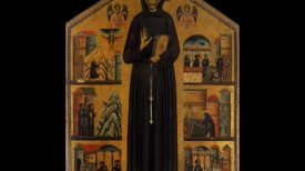 Berlinghieri, Altarpiece of St. Francis, c. 1235 (Church of San Francesco, Pescia) Berlinghieri, Altarpiece of St. Francis, c. 1235 (Church of San Francesco, Pescia)