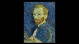"Self-Portrait," 1889, Vincent van Gogh "Self-Portrait," 1889, Vincent van Gogh