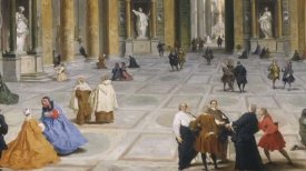 "Interior of the Pantheon, Rome," c. 1734, Giovanni Paolo Panini