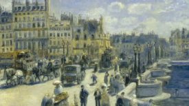 "Pont Neuf, Paris" 1872, Auguste Renoir "Pont Neuf, Paris" 1872, Auguste Renoir