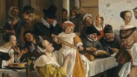 "The Dancing Couple," 1663, Jan Steen