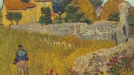 "Farmhouse in Provence," 1888, Vincent van Gogh "Farmhouse in Provence," 1888, Vincent van Gogh