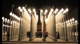 Chris Burden and Michael Govan at LACMA