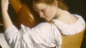 "The Lute Player," c.1612/1620, Orazio Gentileschi "The Lute Player," c.1612/1620, Orazio Gentileschi