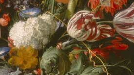 "Vase of Flowers," c. 1660, Jan Davidsz de Heem "Vase of Flowers," c. 1660, Jan Davidsz de Heem