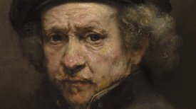 "Self-Portrait," 1659, Rembrandt van Rijn "Self-Portrait," 1659, Rembrandt van Rijn
