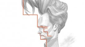 Conan O'Brien as seen by artist John Kascht