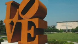 IMA Moves Robert Indiana's "LOVE" Sculpture