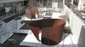 Installation of Richard Serra's sculptures at MoMA