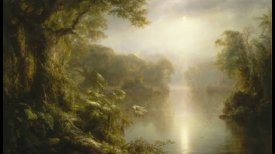 "El Rio de Luz (The River of Light)," 1877, Frederic Edwin Church "El Rio de Luz (The River of Light)," 1877, Frederic Edwin Church