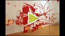 Corrie Slawson Executes a Screen Print on a 70-foot Long Glass Wall